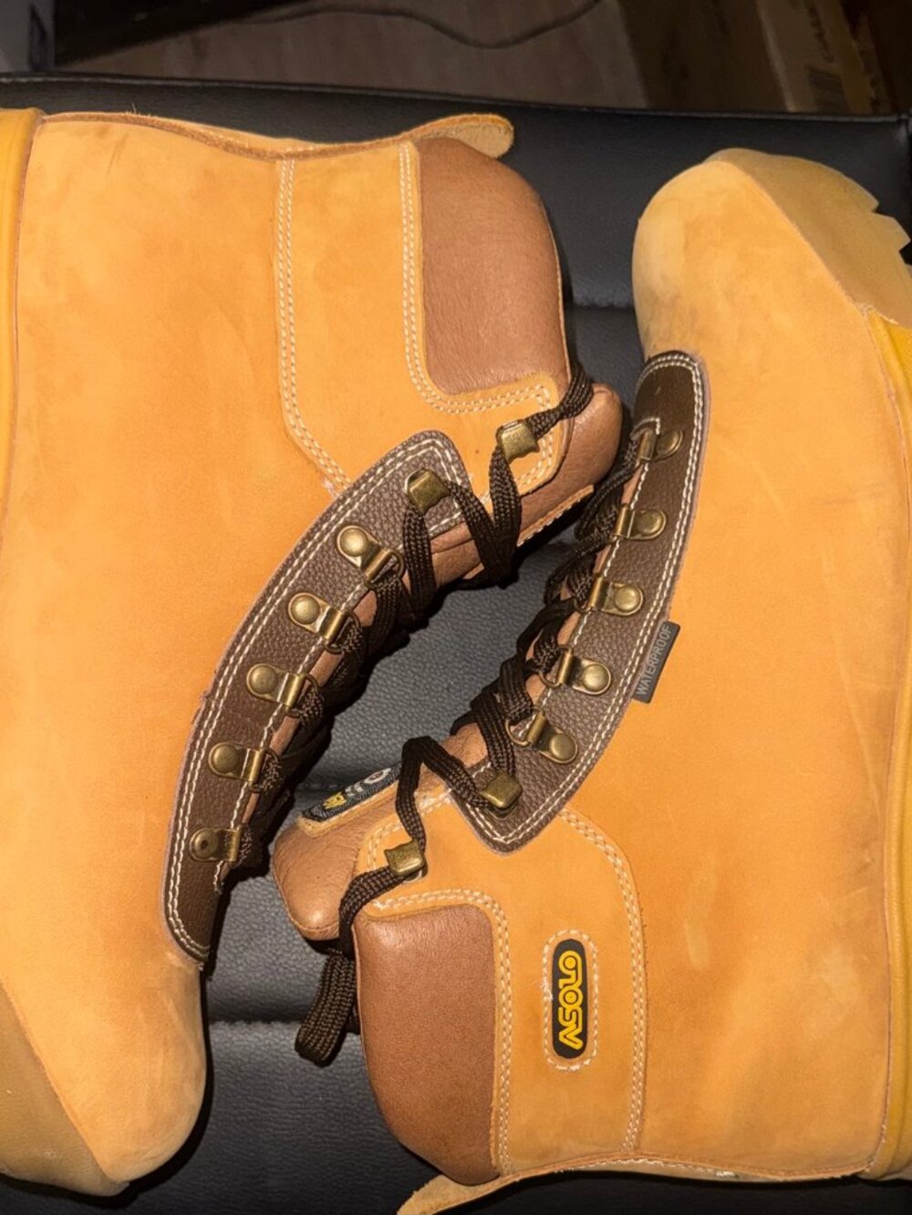 Asolo Men's Size 13 Waterproof Leather Hiking Boots